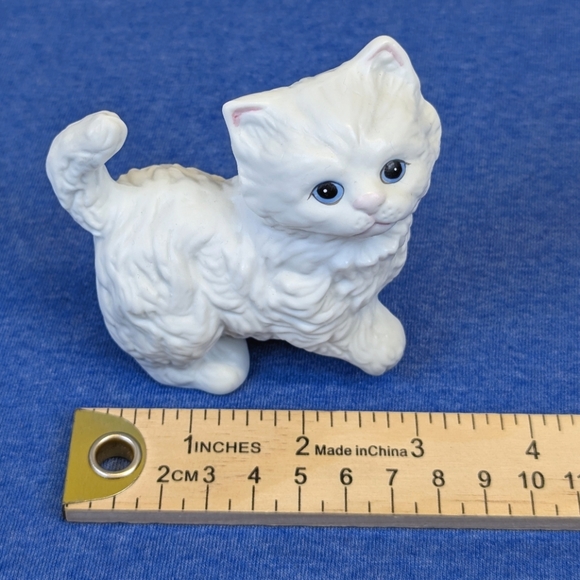 Vintage Kitten Cat Sculpture Homco Porcelain - Picture 8 of 9